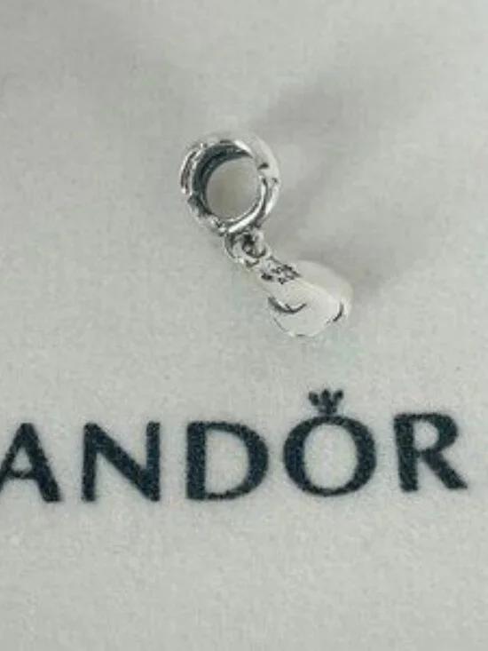 Pandora Rose in Bloom Dangle Charm - Sterling Silver - Picture 2 of 4